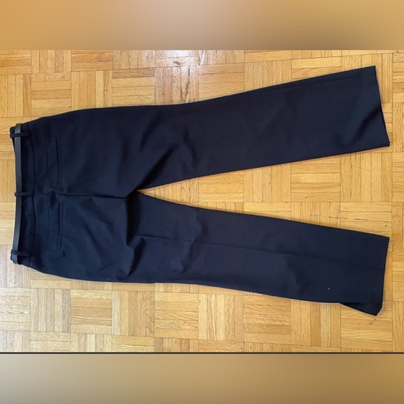 Calvin Klein black dress pants with removable belt. (pockets sewn shut). Size 4 - Picture 5 of 6